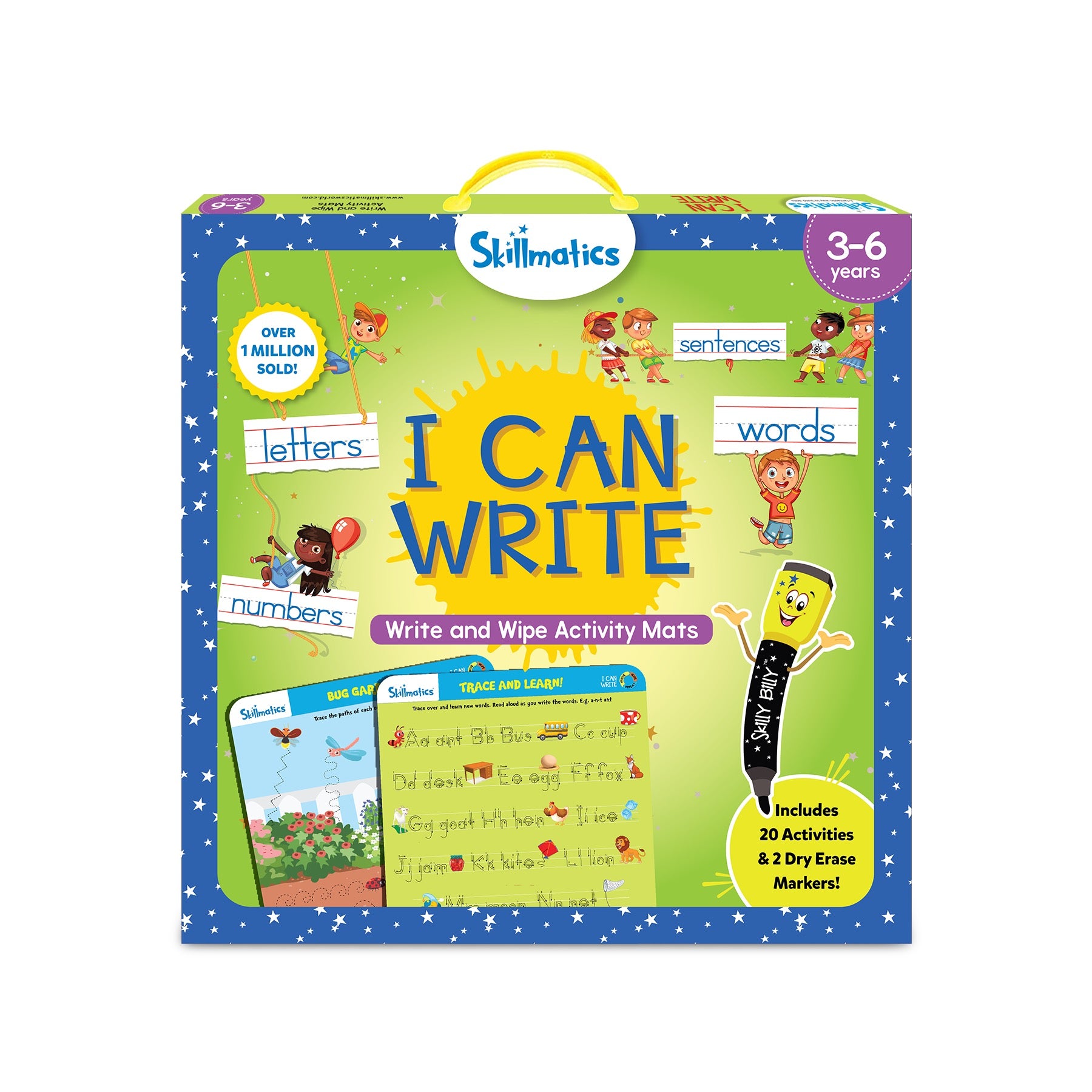 I Can Write Write and Wipe Activity Mats | Skillmatics