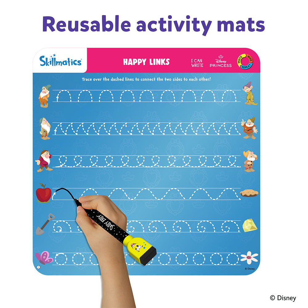 Write & Wipe - I Can Write Disney Princesses | Skillmatics
