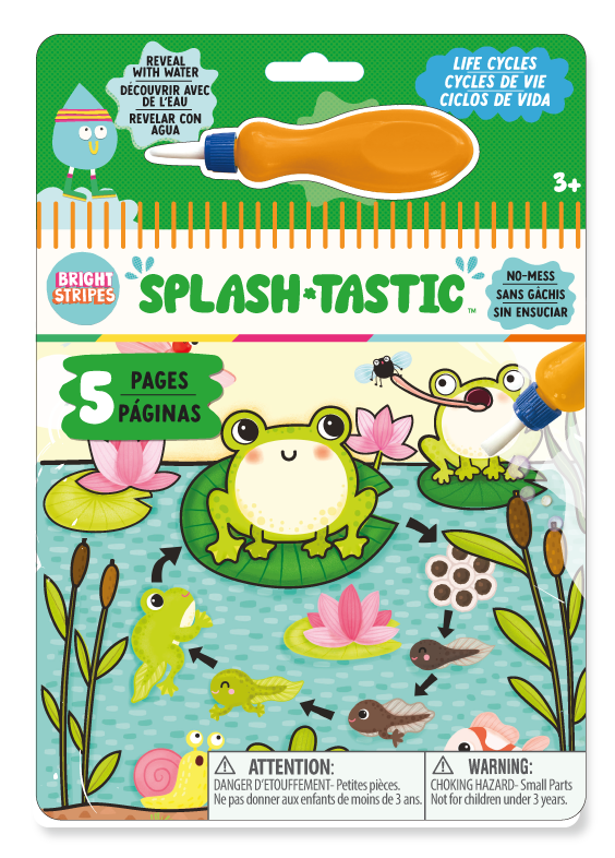 Splash-Tastic Magic Reveal Pad Life Cycles | Bright Stripes