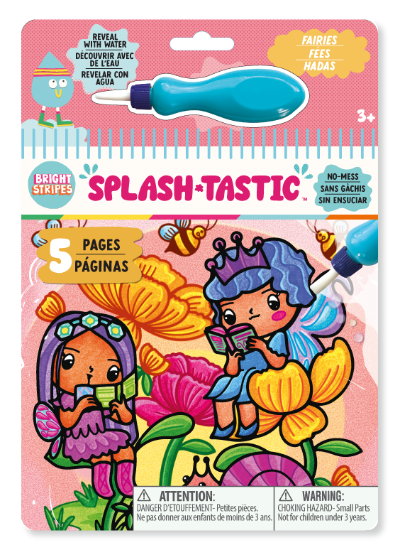 Splash-Tastic Magic Reveal Pad Fairies | Bright Stripes