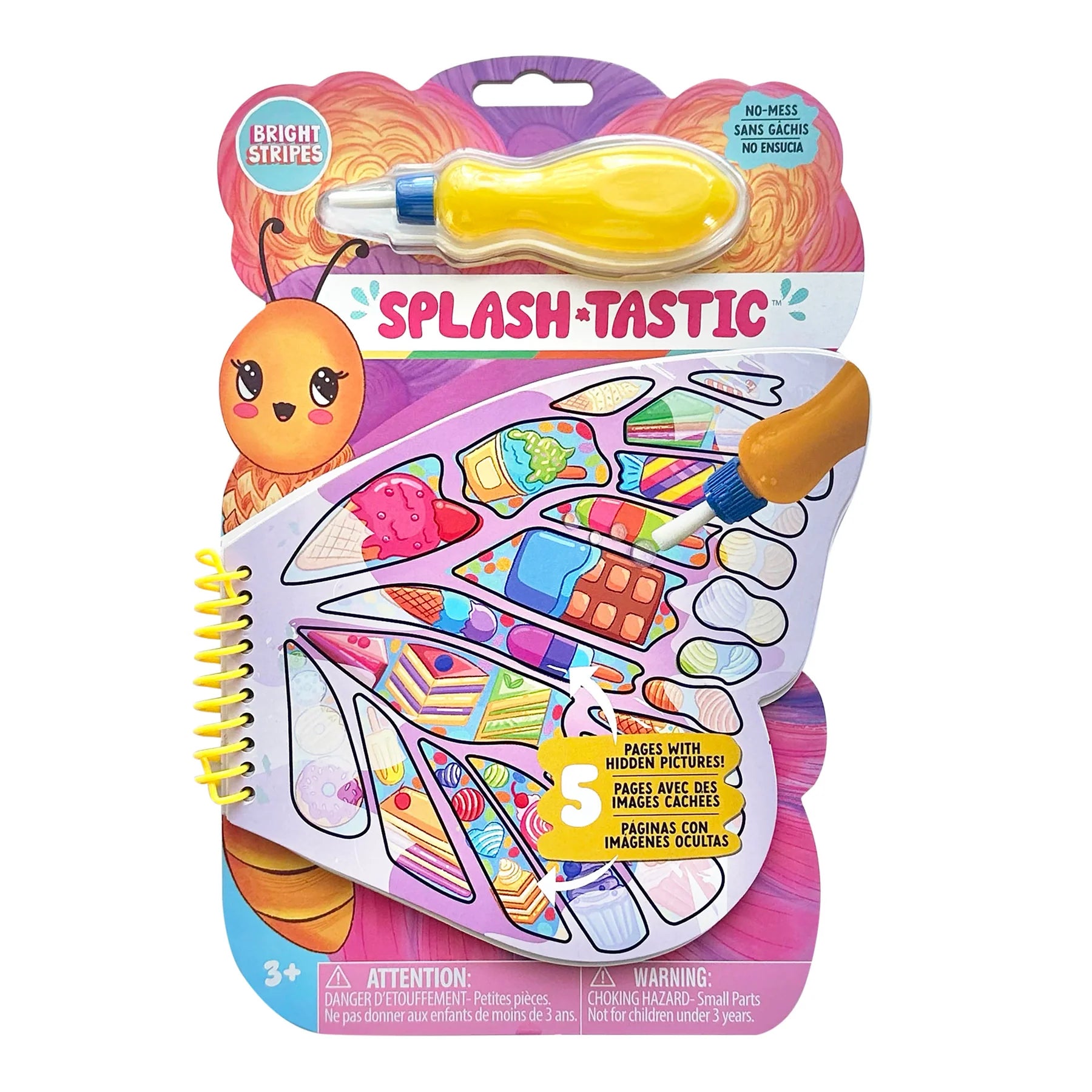 Splash-Tastic Magic Reveal Pad Butterfly | Bright Stripes
