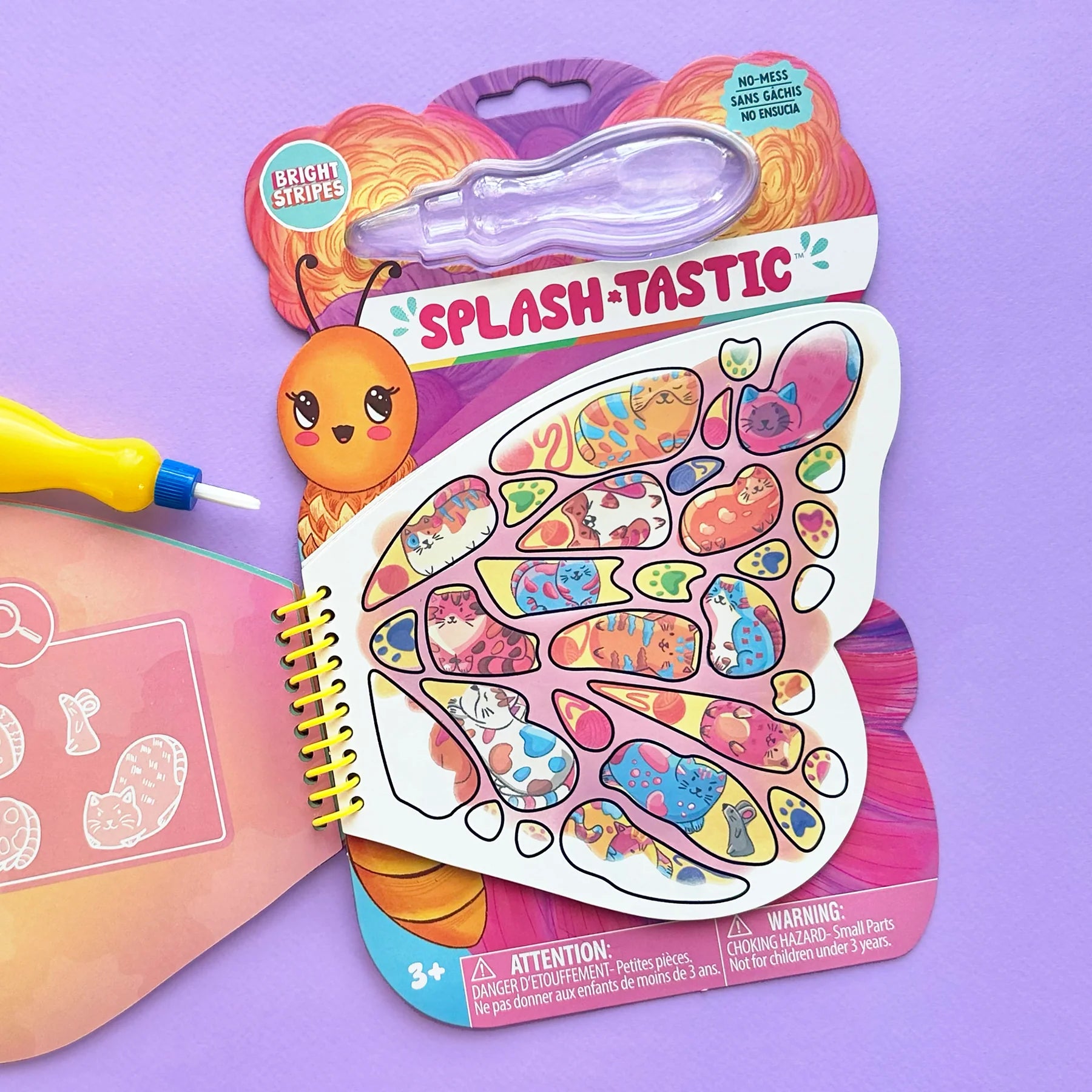 Splash-Tastic Magic Reveal Pad Butterfly | Bright Stripes