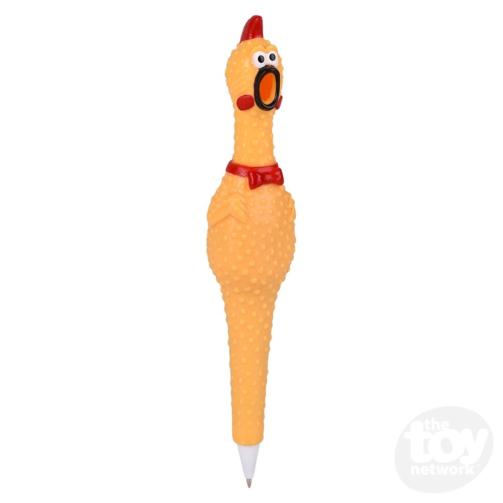 7" Rubber Chicken Pen | The Toy Network