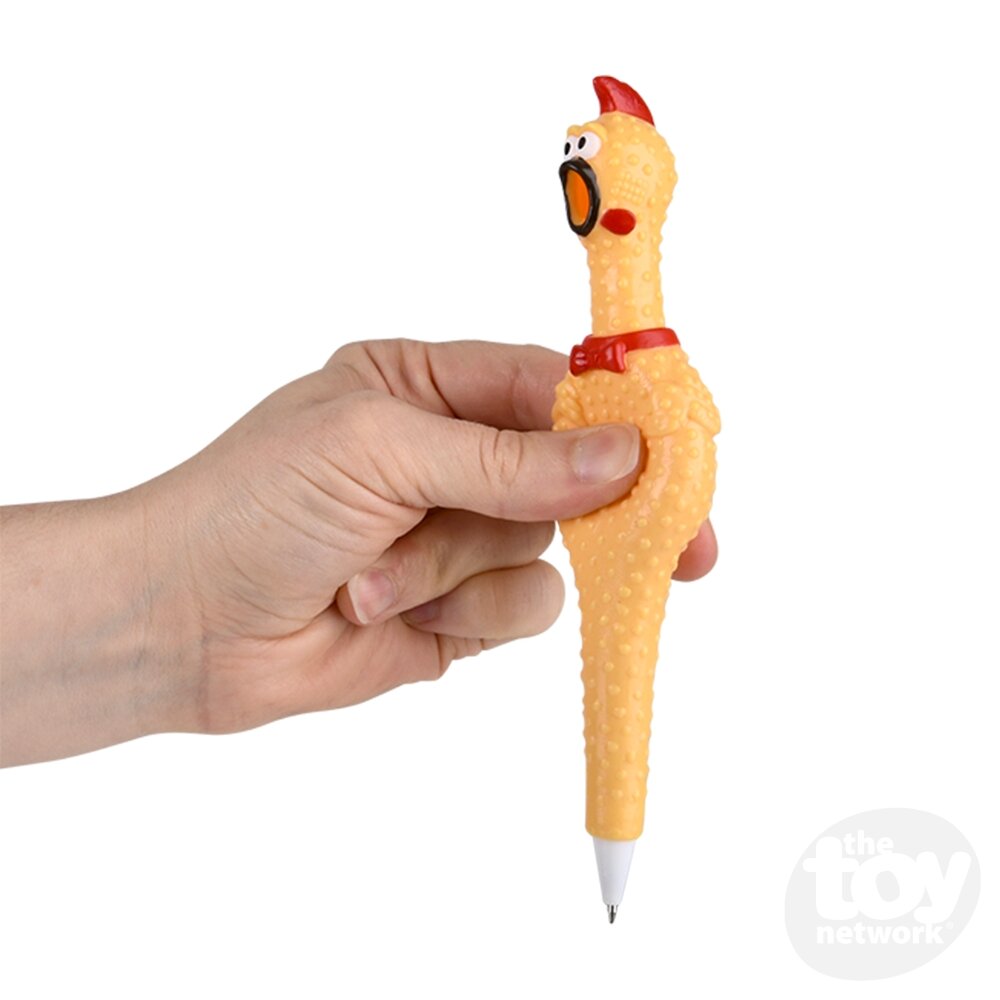 7" Rubber Chicken Pen | The Toy Network