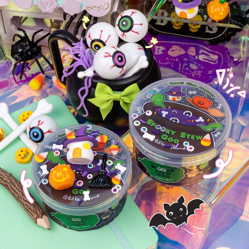 Spooky Stew Goo Glitter Slime | Kawaii Slime Company