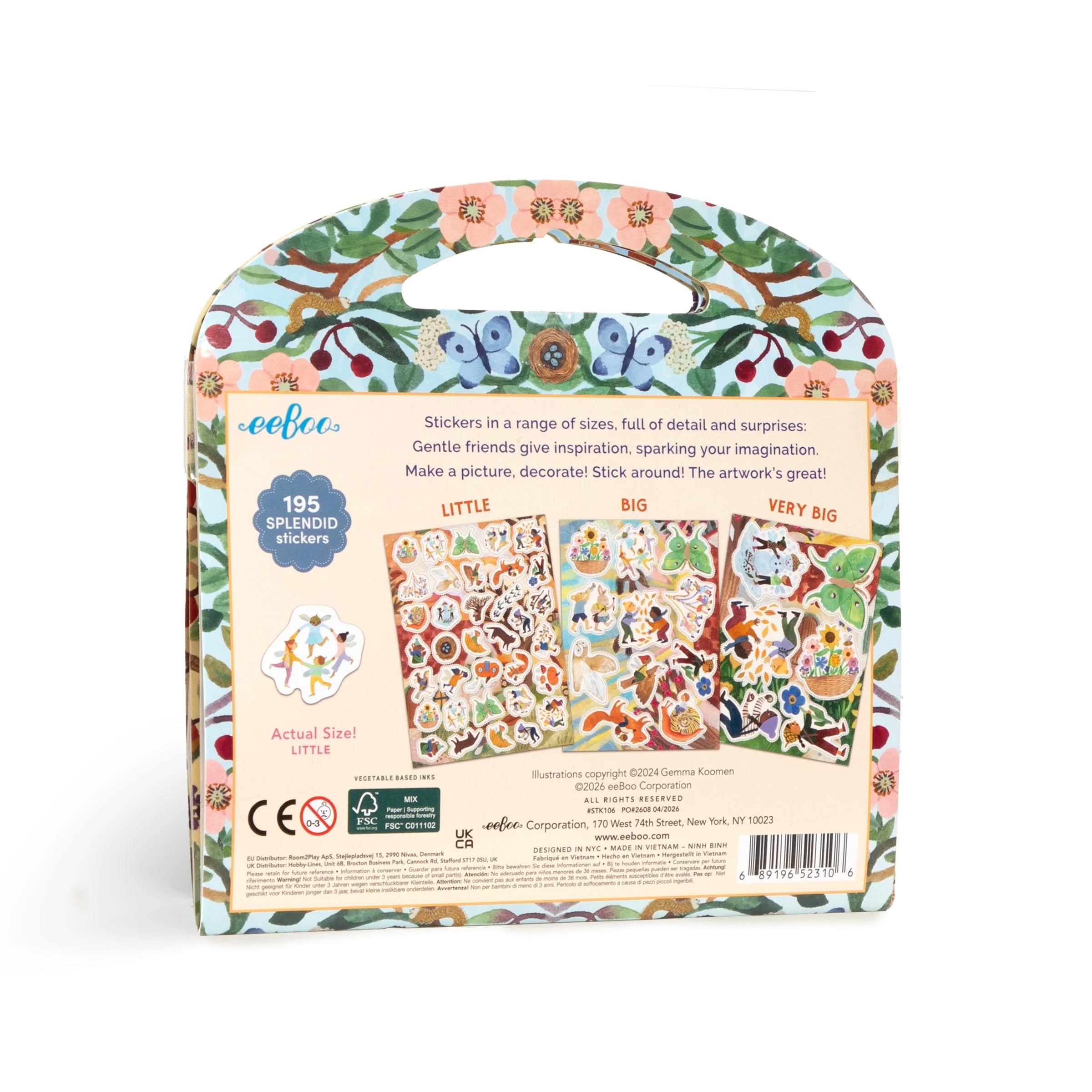 Cottage Fairies Stickers | eeBoo