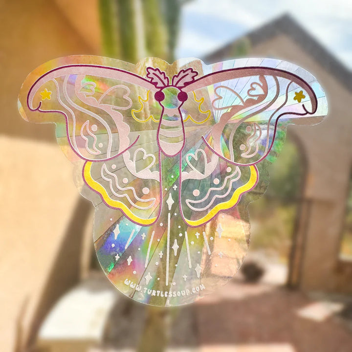 Moth Suncatcher Sticker | Turtle's Soup