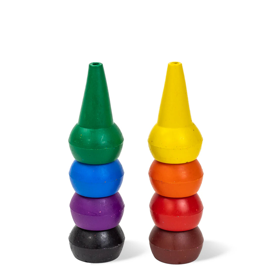 Stackable Crayons - Retro Rainbow | Tiger Tribe