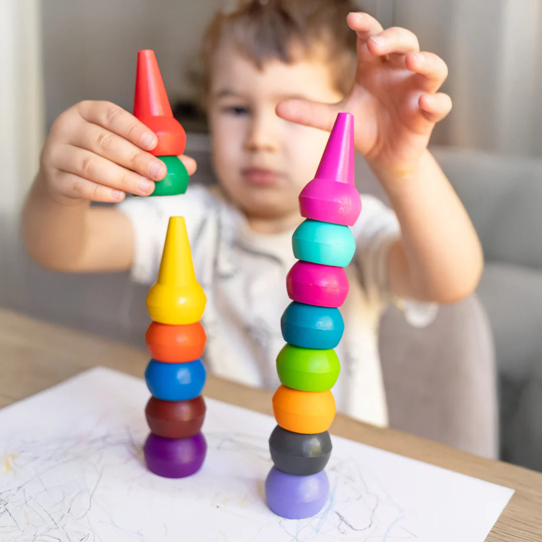 Stackable Crayons - Candy Colors | Tiger Tribe