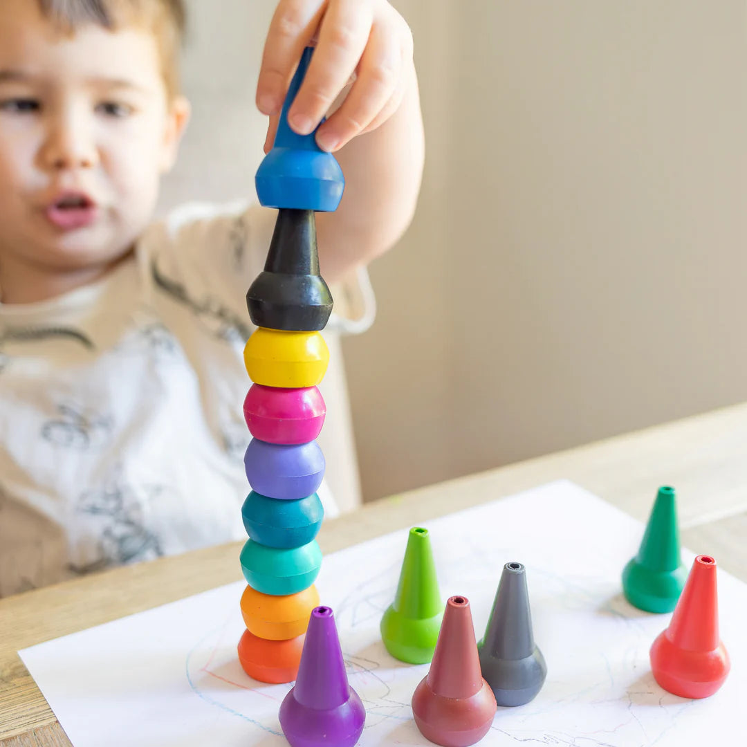 Stackable Crayons - Candy Colors | Tiger Tribe
