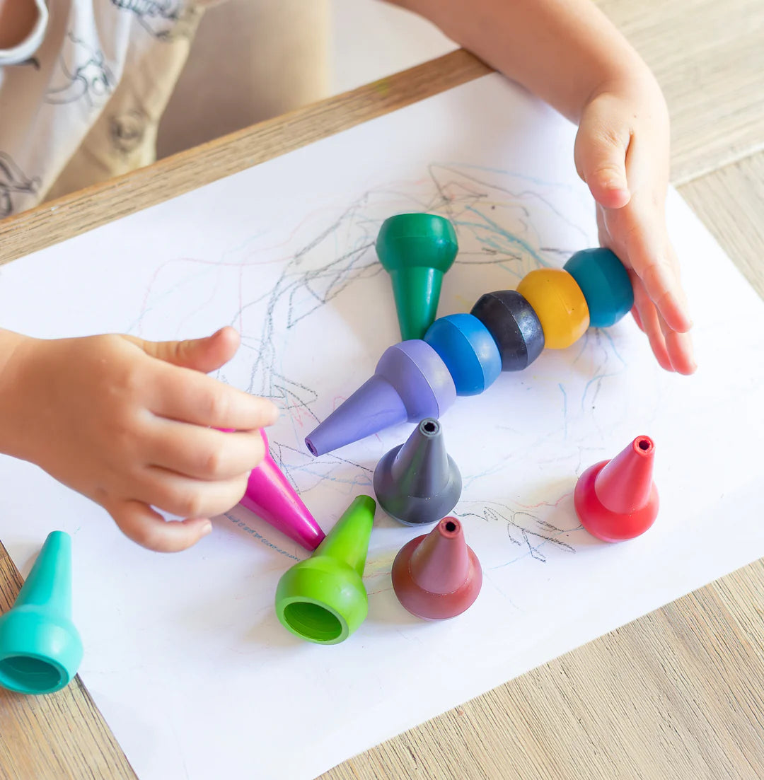 Stackable Crayons - Candy Colors | Tiger Tribe