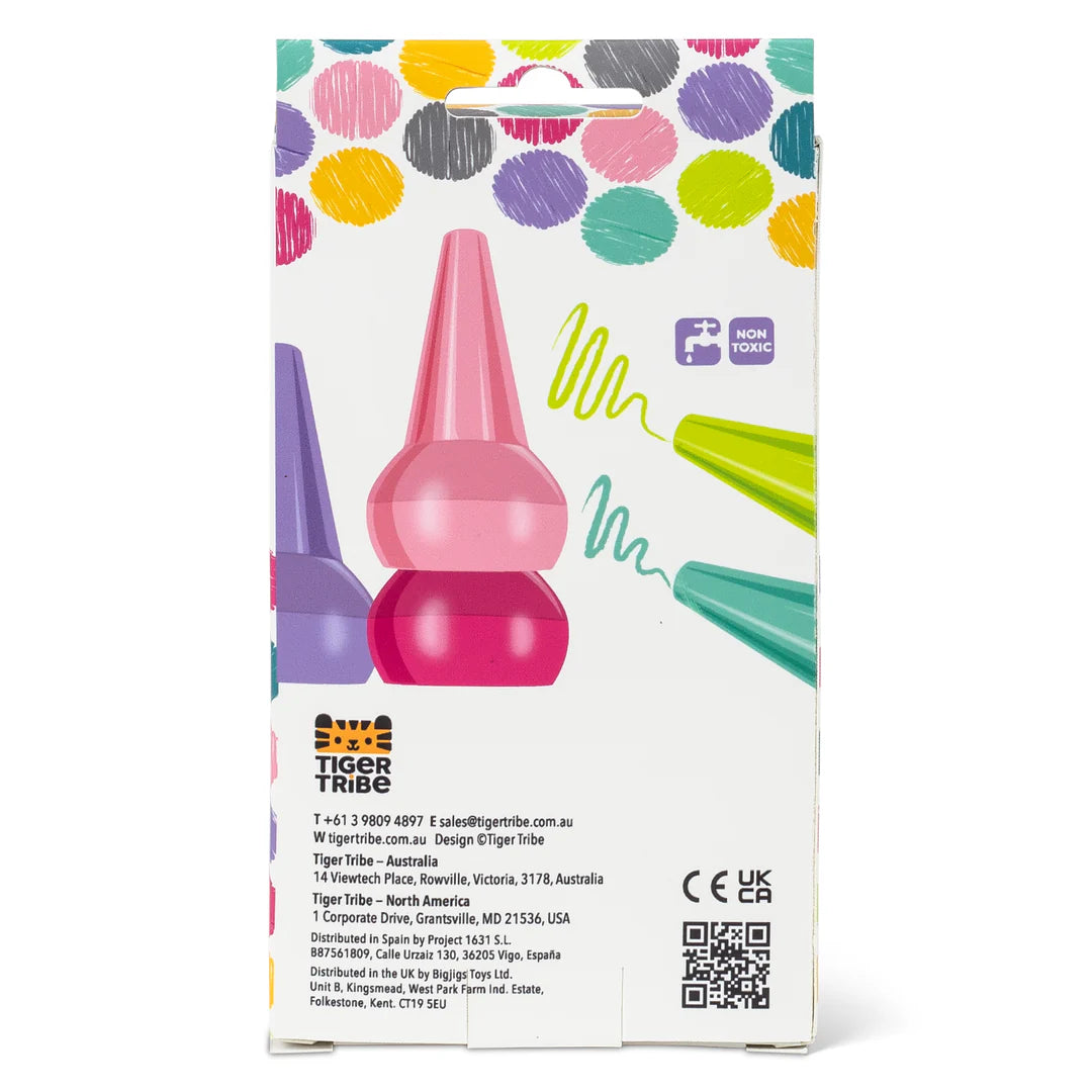 Stackable Crayons - Candy Colors | Tiger Tribe