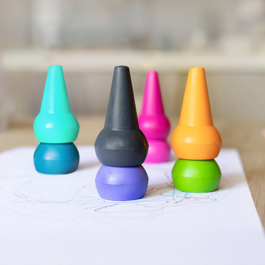 Stackable Crayons - Candy Colors | Tiger Tribe