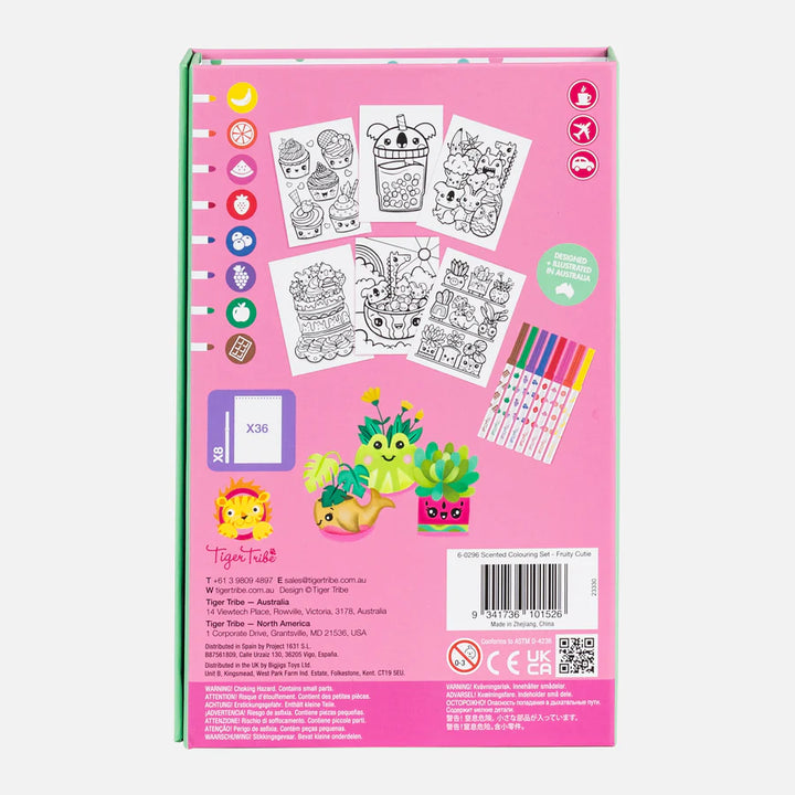 Scented Colouring - Fruity Cutie | Tiger Tribe
