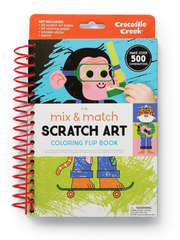 Scratch Art Flip Book - Animals | Crocodile Creek