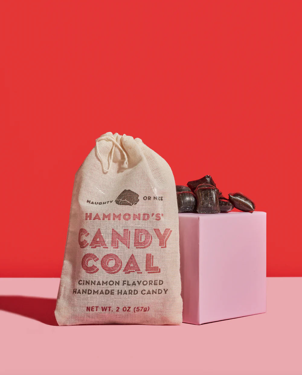 Hammond's Candies - Holiday Hard Candy - Coal Cinnamon