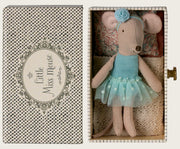 Dance Mouse in Daybed, Little Sister - Blue | Maileg
