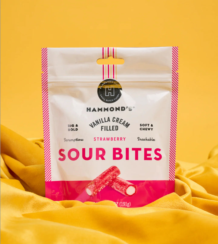 Strawberry Sour Bites | Hammond's Candies