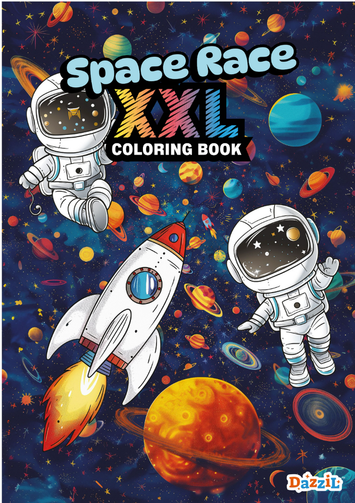 Space Race XXL Coloring Book | Nova Toys - LOCAL PICKUP ONLY