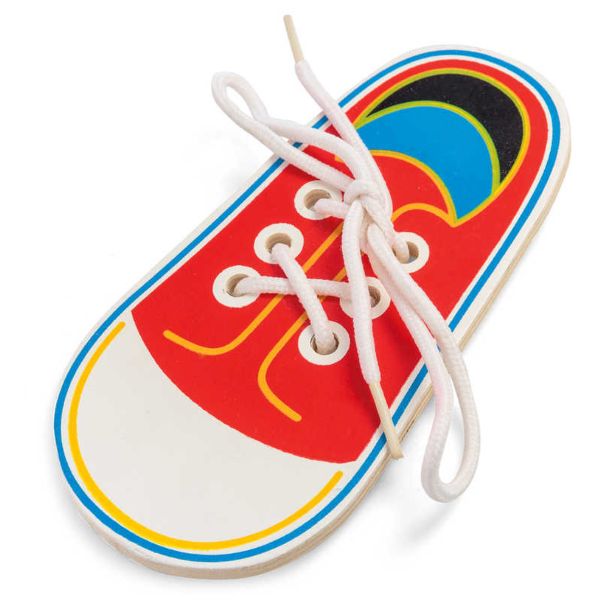 Wooden Lacing Shoe | One For Fun