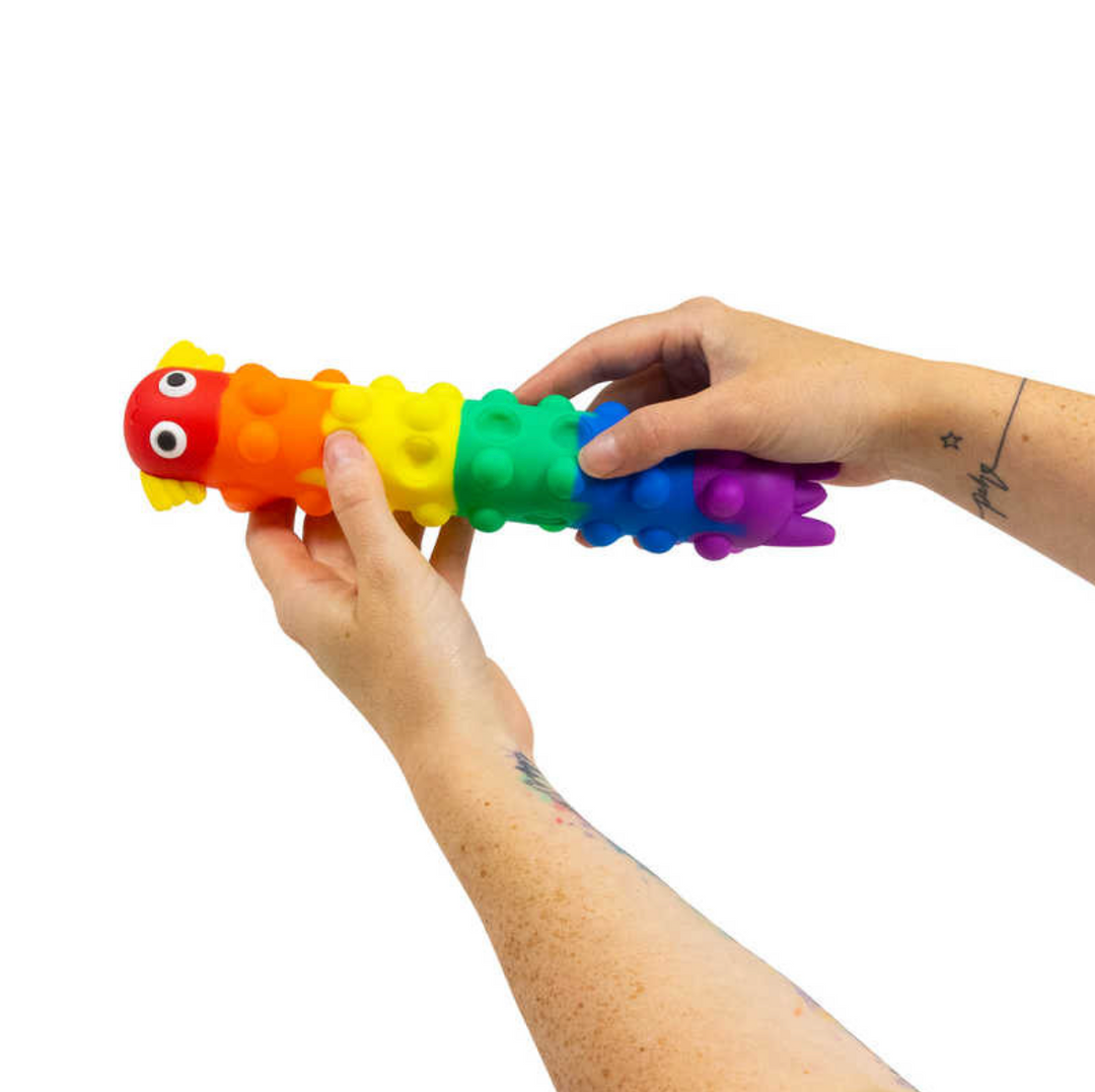 Axolotl Light Up Suction Push Popper - Large | One For Fun