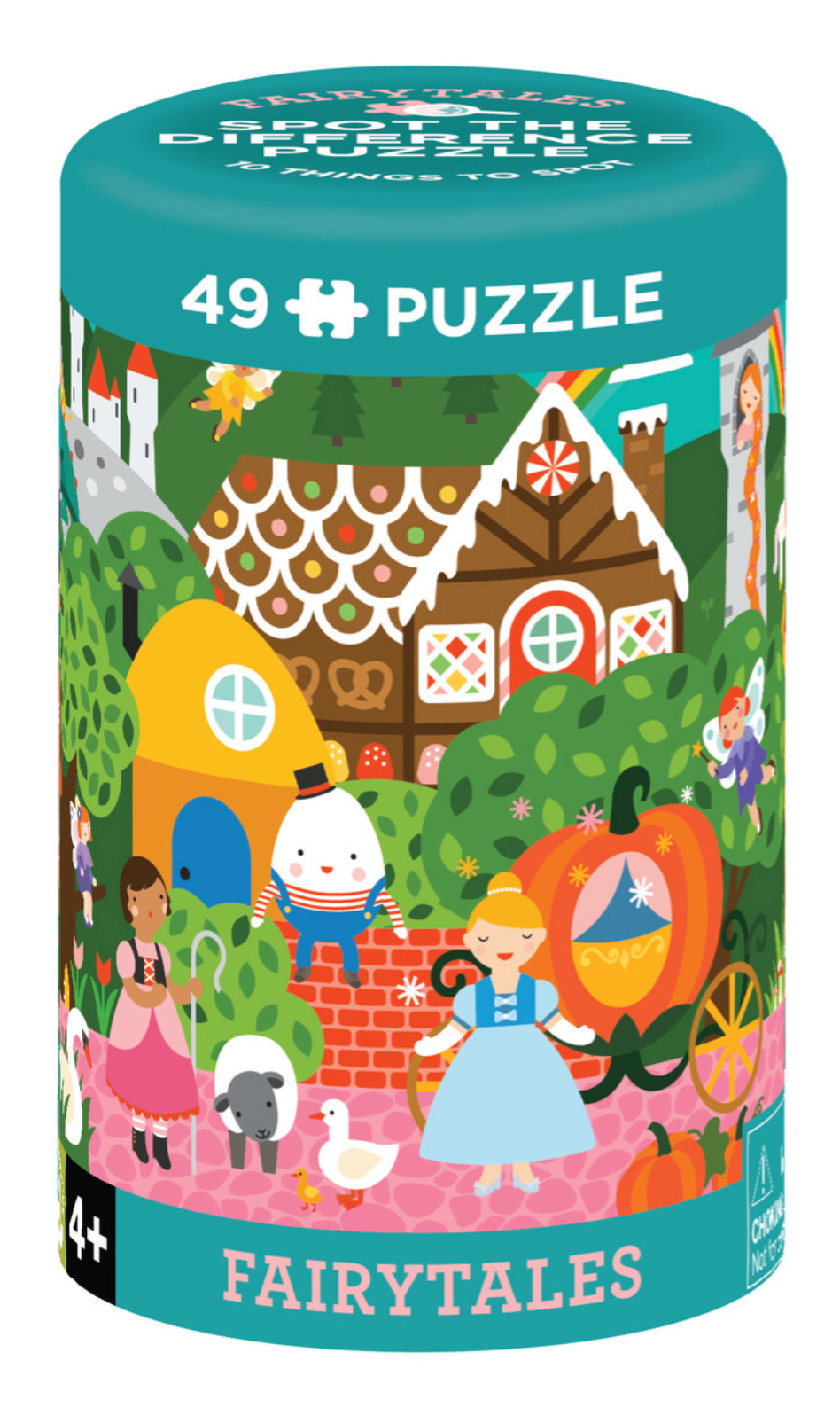 Spot the Difference Puzzle: Fairy Tales  | petit collage