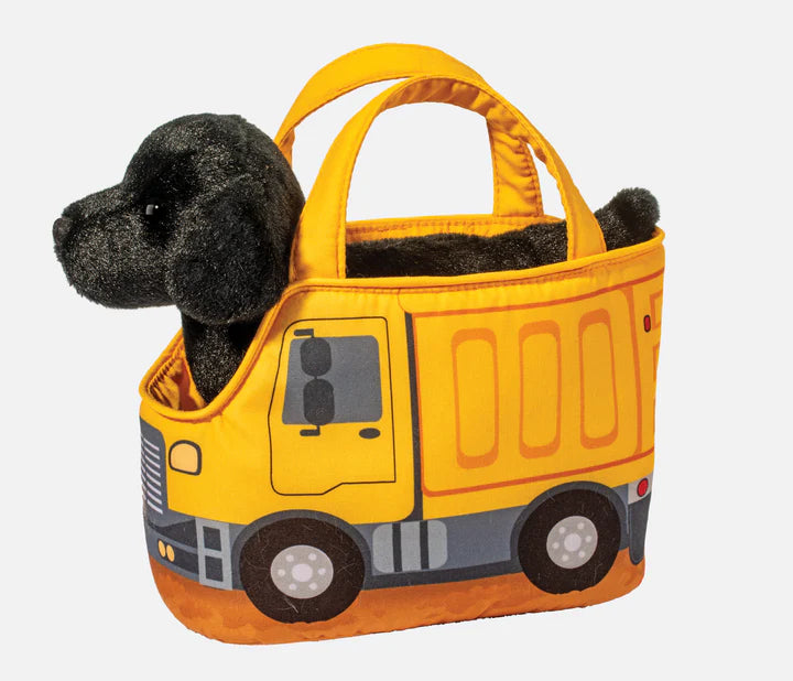 Construction Truck Pet Sak with Black Lab | Douglas