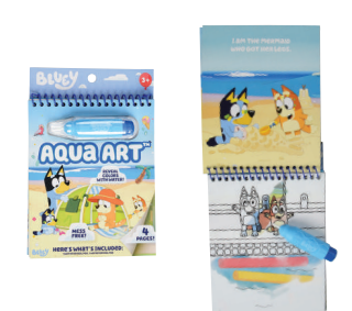 Bluey Aqua Art