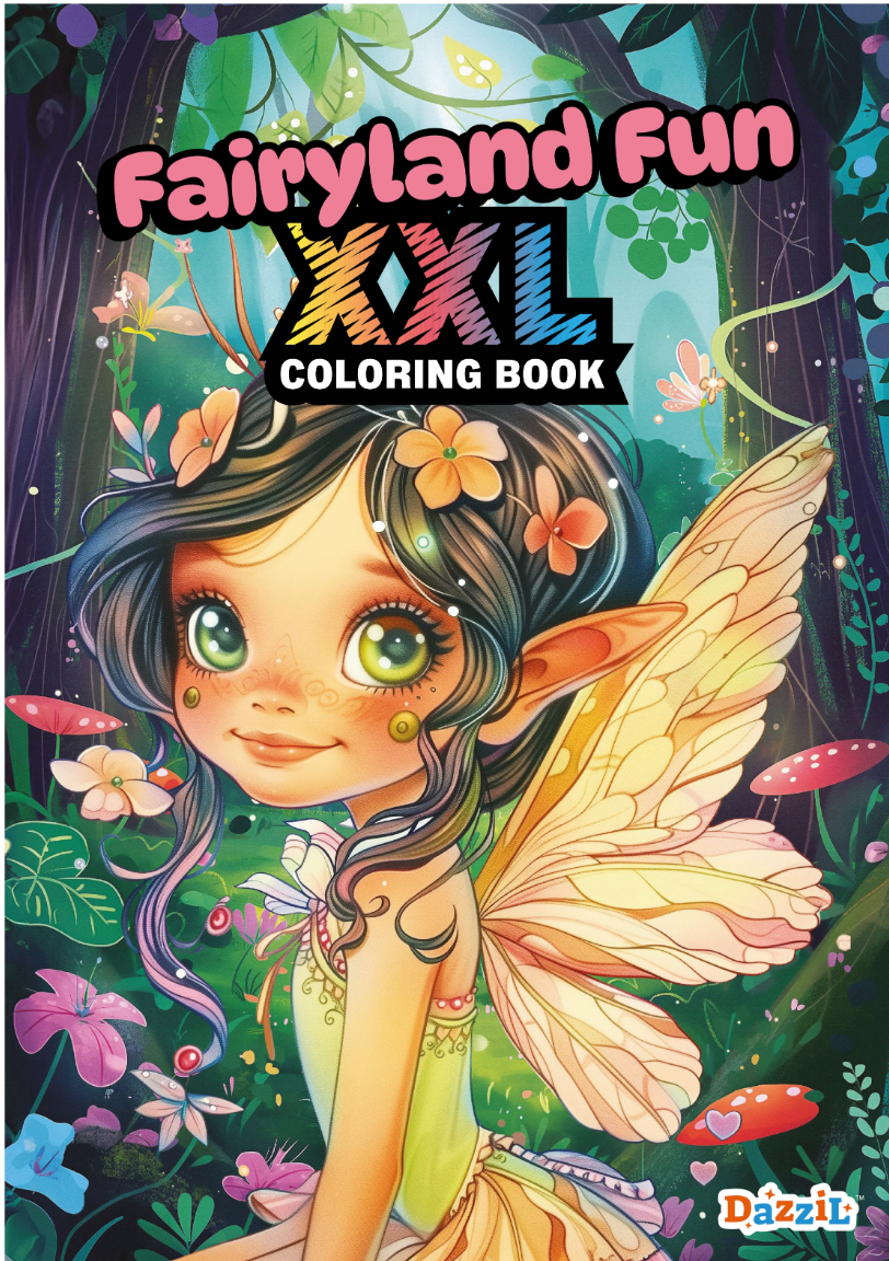 Fairyland Fun XXL Coloring Book | Nova Toys - LOCAL PICKUP ONLY
