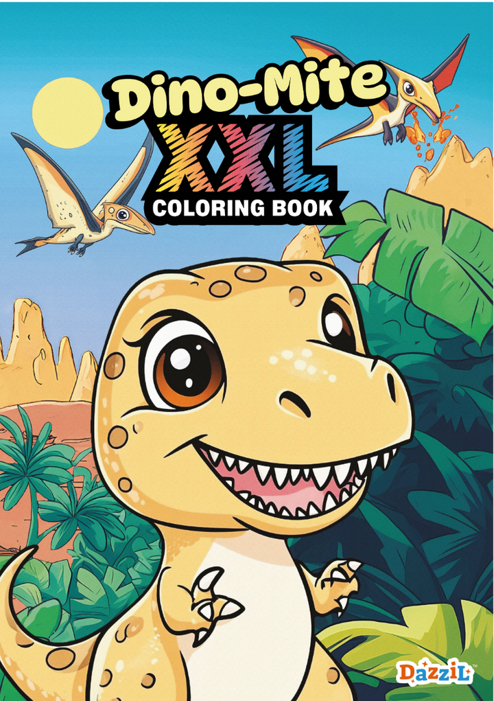 Dino-Mite XXL Coloring Book | Nova Toys - LOCAL PICKUP ONLY