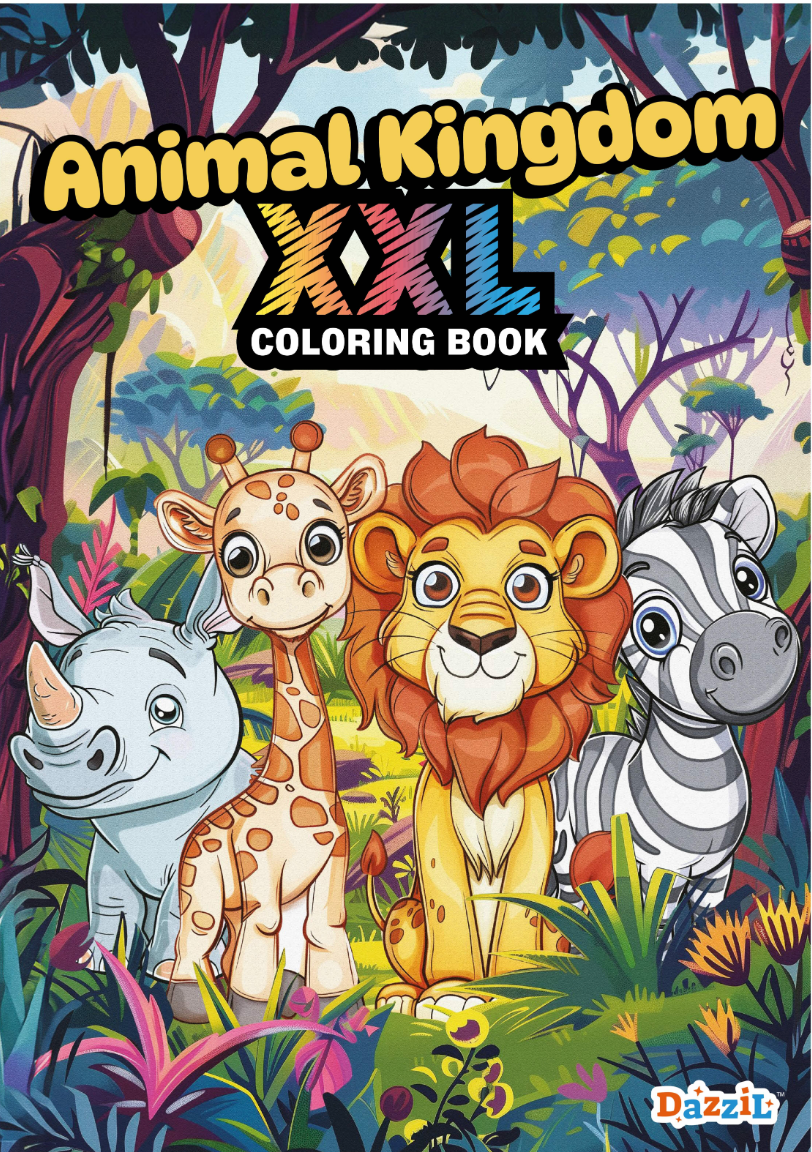 Animal Kingdom XXL Coloring Book | Nova Toys - LOCAL PICKUP ONLY