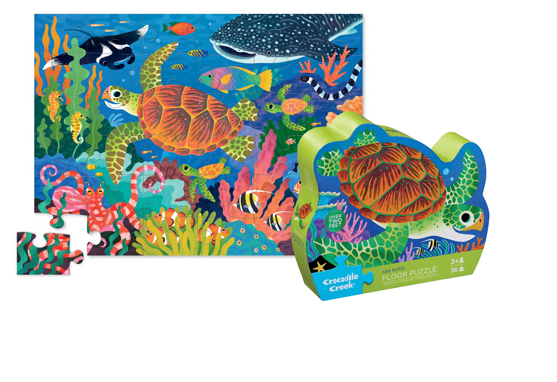 Sea Turtle - 36-Pc Puzzle | Crocodile Creek