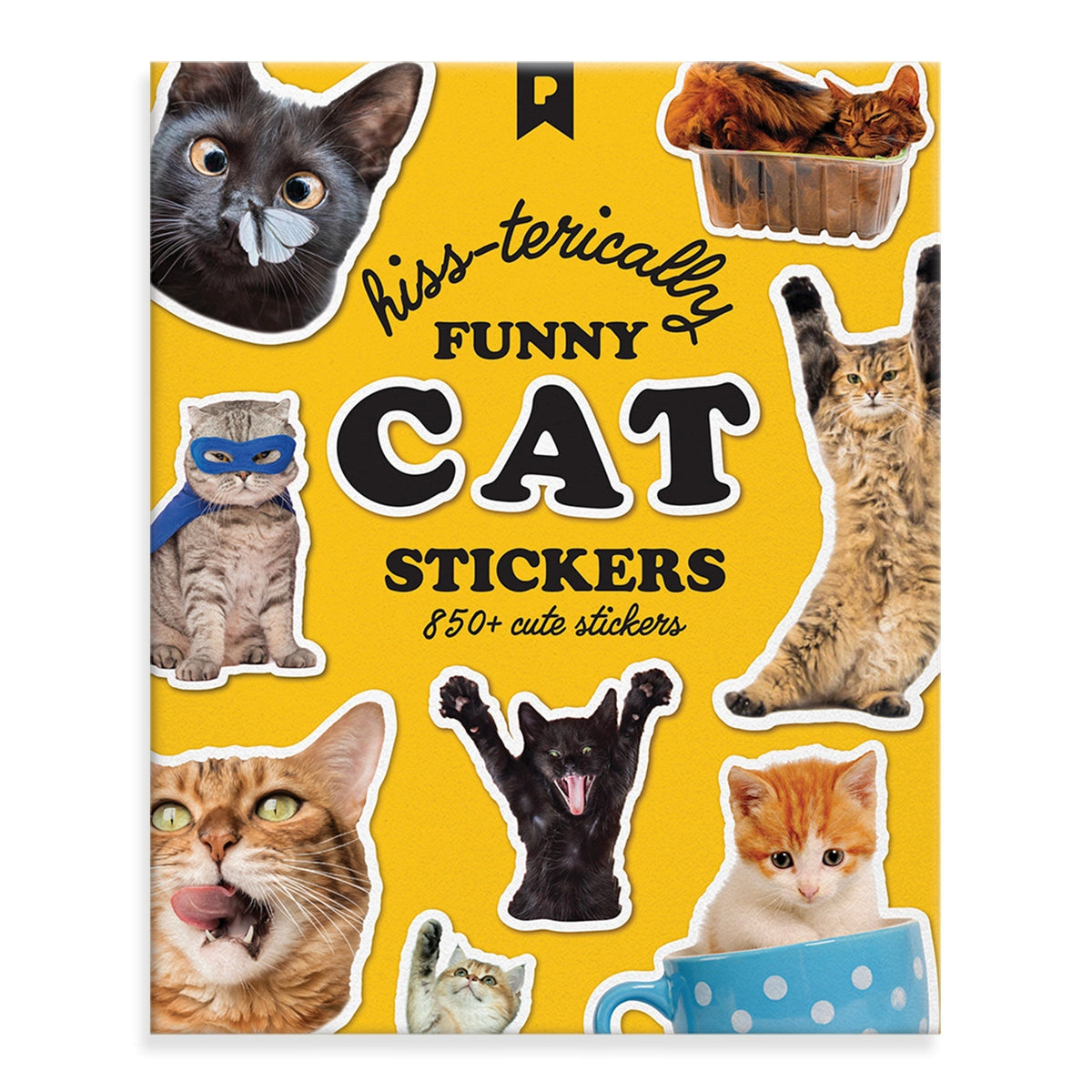Hiss-terically Funny Cat Sticker Book | Pipsticks