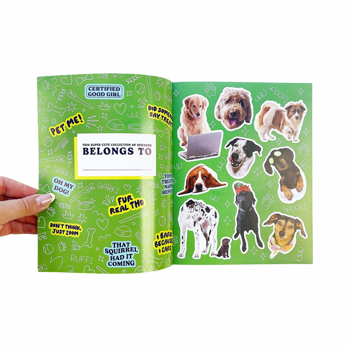 Dog-gone Adorable Dog Sticker Book | Pipsticks