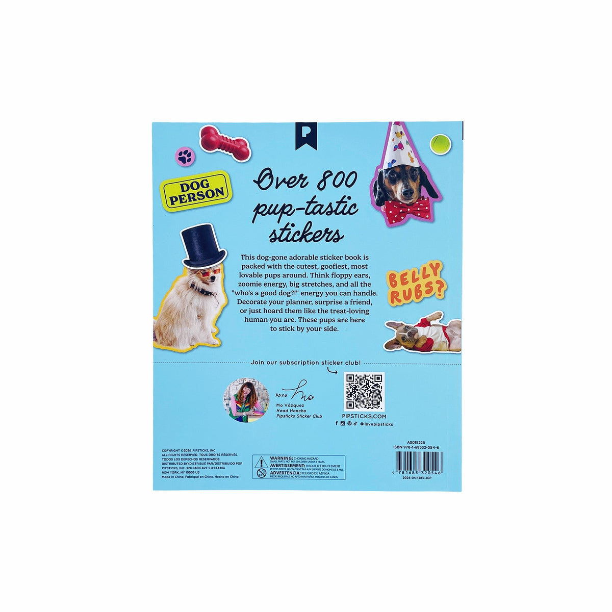 Dog-gone Adorable Dog Sticker Book | Pipsticks