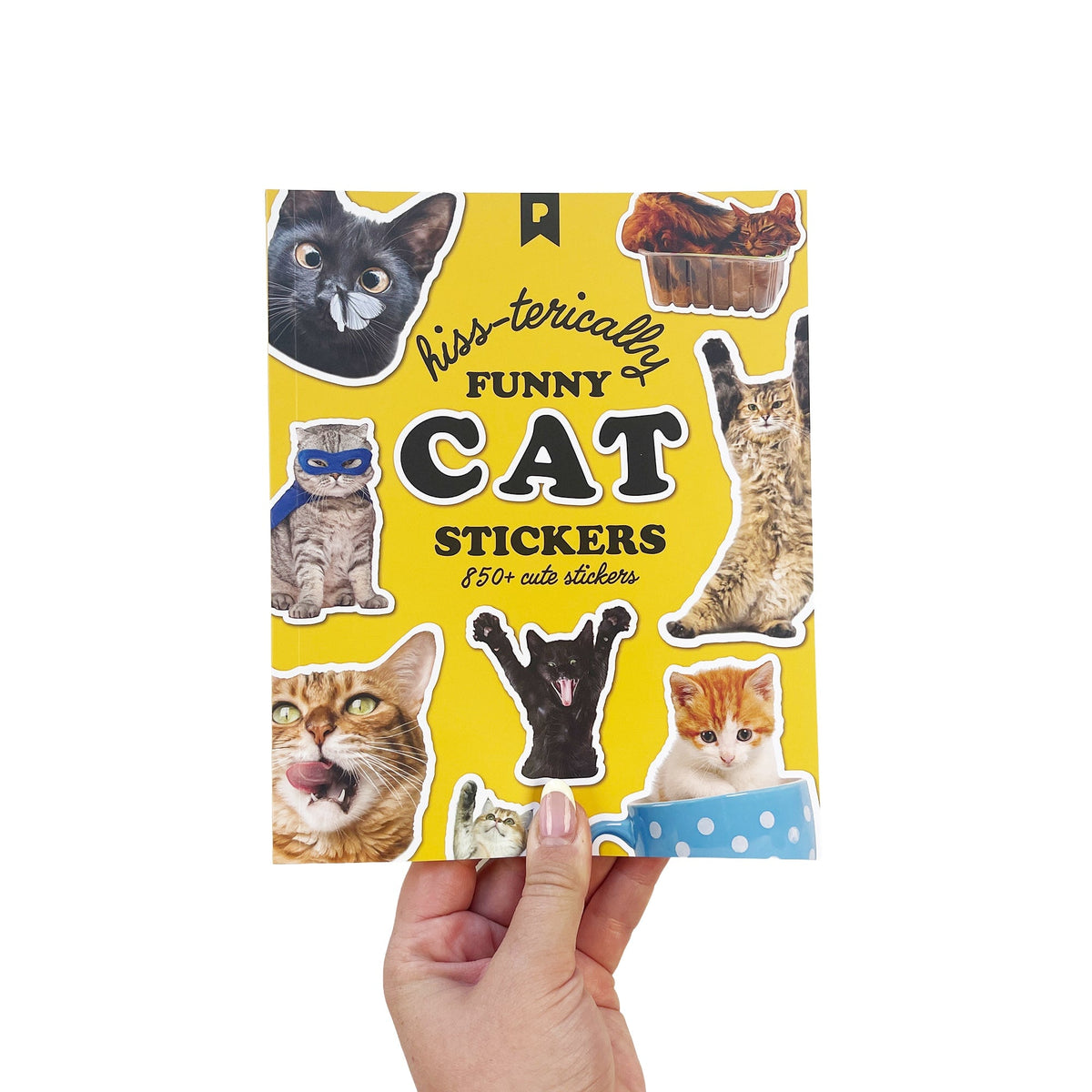 Hiss-terically Funny Cat Sticker Book | Pipsticks