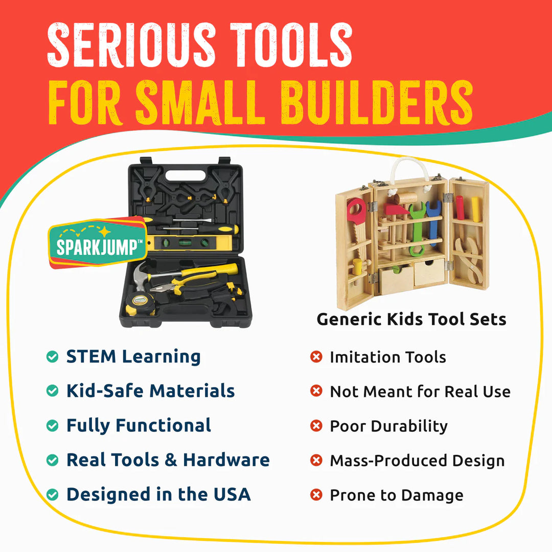Kids Deluxe Tool Set | Spark Jump