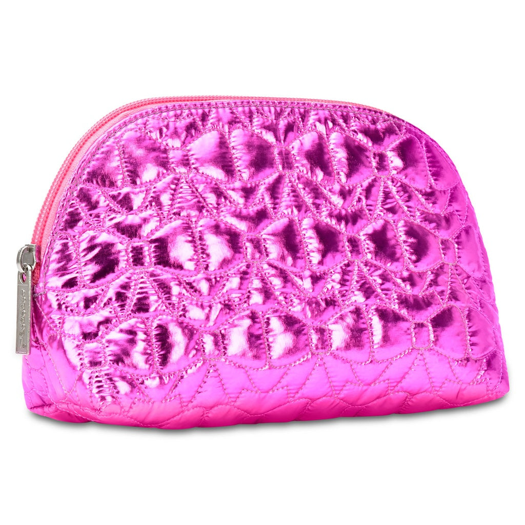 Shining Bows Quilted Oval Cosmetic Bag | iScream