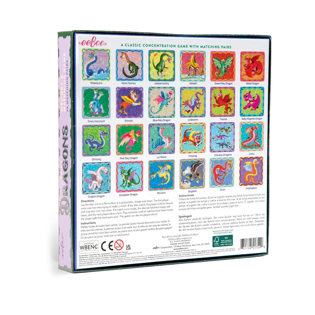 Dragons Shiny Matching Game | eeBoo