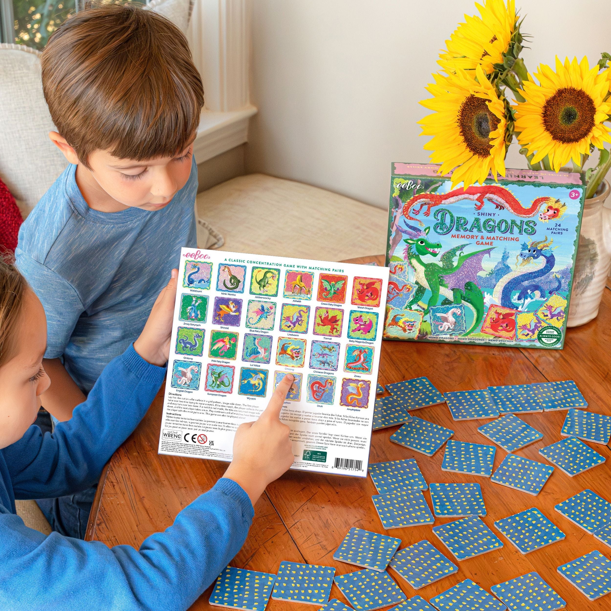 Dragons Shiny Matching Game | eeBoo