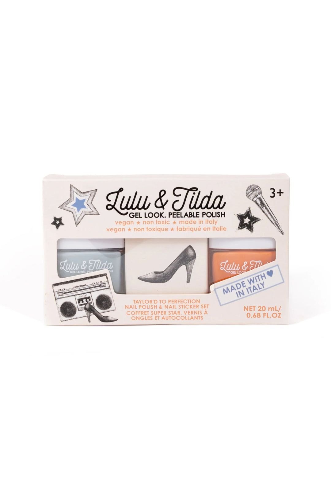 Taylor'd To Perfection Nail Polish and Nail Sticker Set | Great Pretenders