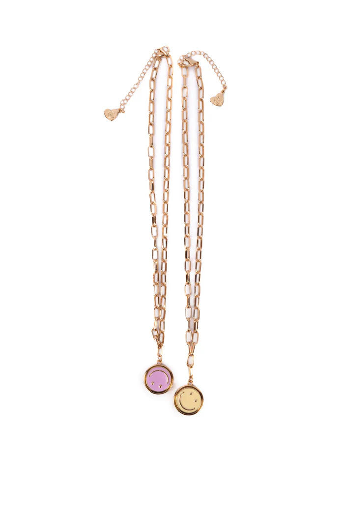 Boutique Chic All Smiles Spinner Necklace | Great Pretenders