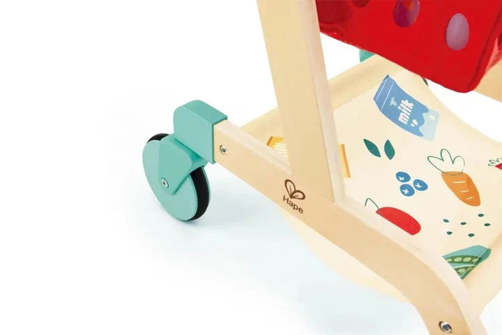 Kid's Wooden Shopping Cart | Hape - LOCAL PICK UP ONLY