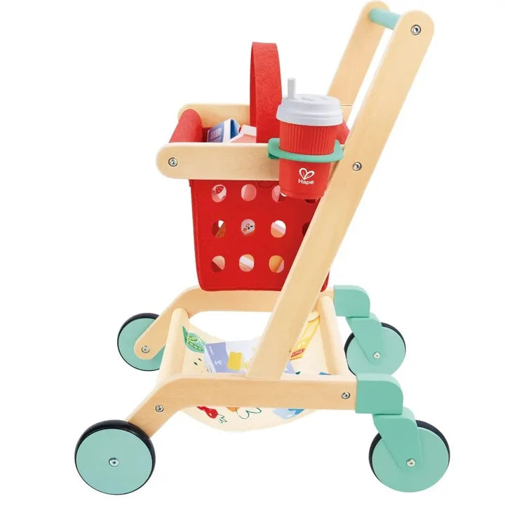 Kid's Wooden Shopping Cart | Hape - LOCAL PICK UP ONLY