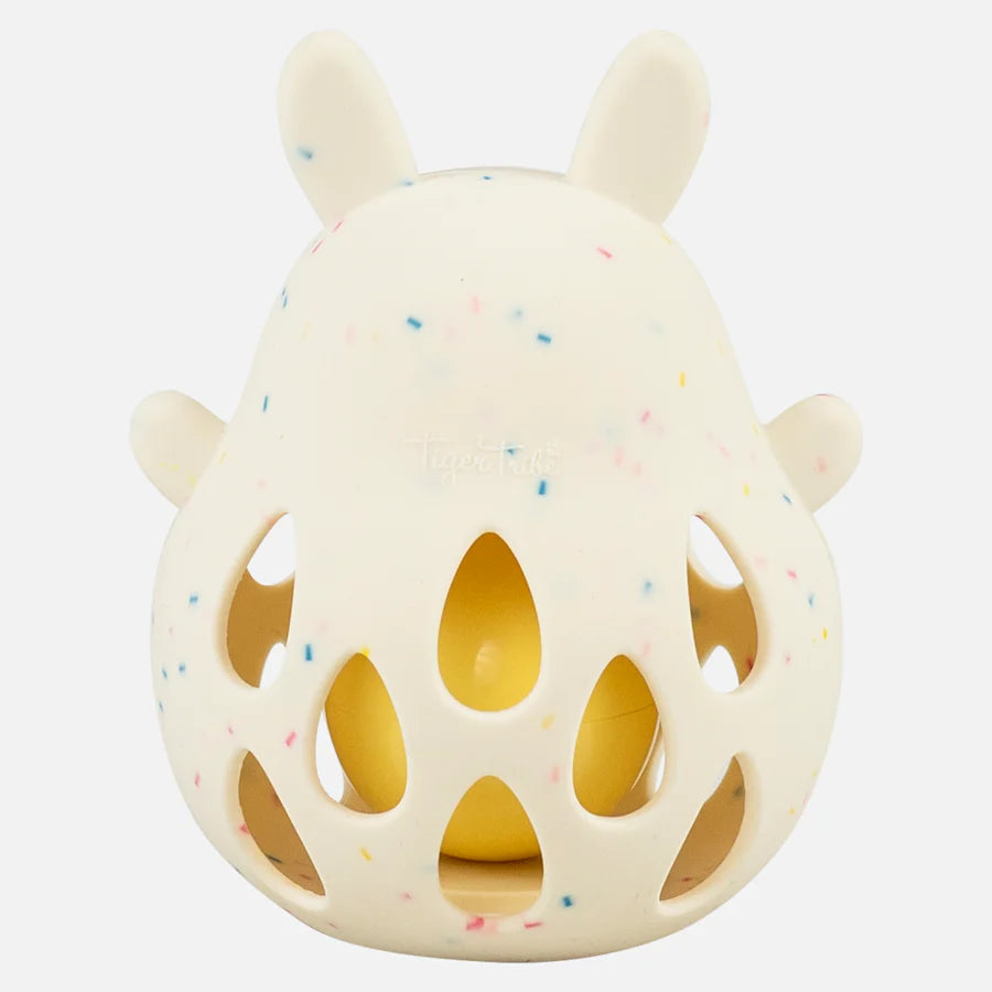 Silicone Rattle - Bunny | Tiger Tribe