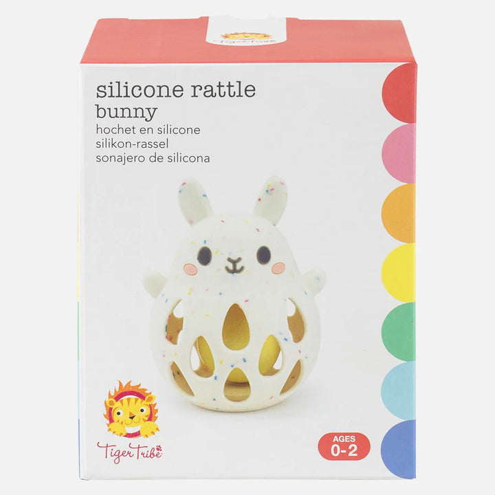 Silicone Rattle - Bunny | Tiger Tribe