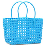 Small Blue Woven Tote | iScream