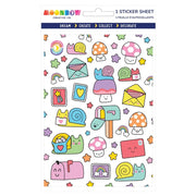 Snails n Mails Glossy Sticker Sheet | MoonBow
