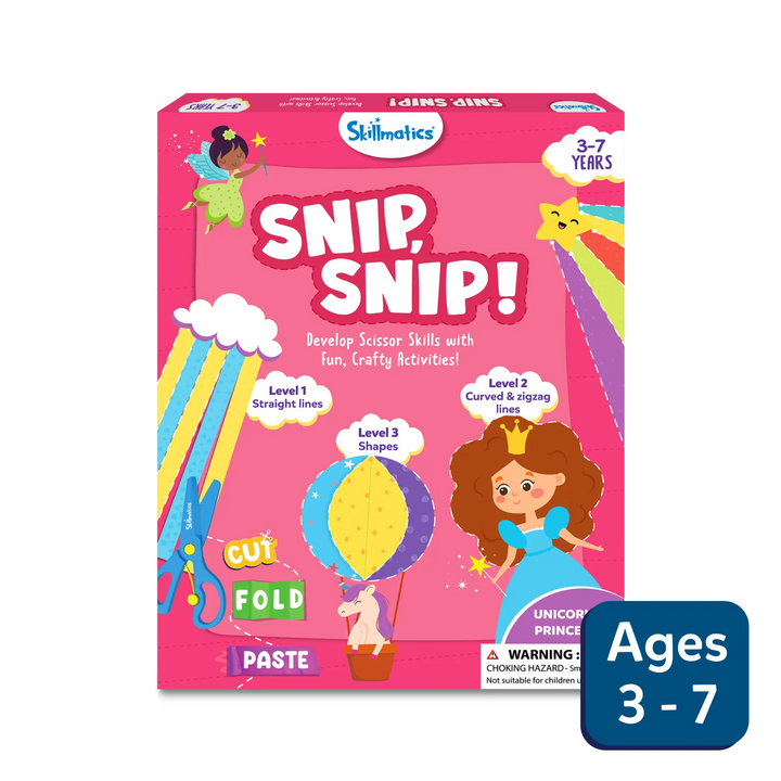 Snip Snip - Unicorn and Princess | Skillmatics