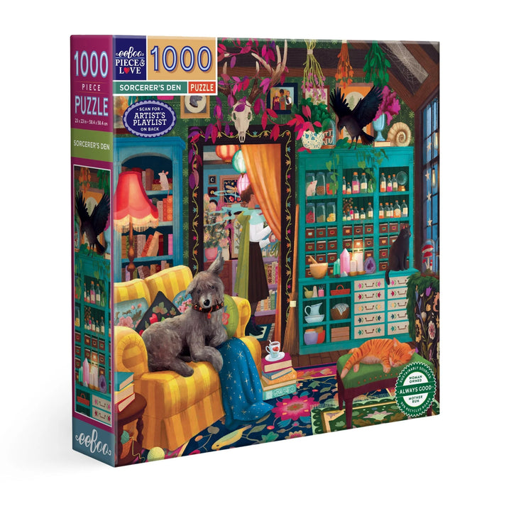 Sorcerer's Den 1000 Piece Puzzle | eeBoo